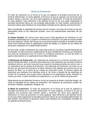 Modos De Producción Cristal Perozo