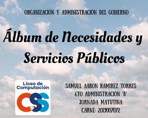 Álbum de Servicios y Necesidades Públicas