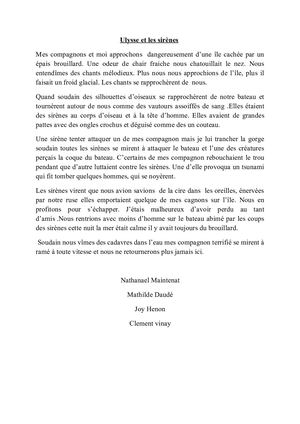 Ulysse Et Les Sirènes