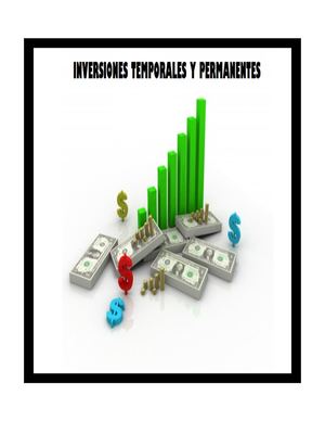 Inversiones temporales y permanentes