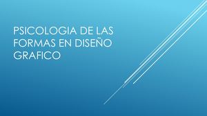 Psicología De Las Fromas En Diseño Grafico