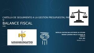 Cartilla De Seguimiento A La Gestión Presupuestal Parte 5