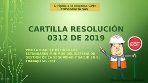 Cartilla Resolución 0312 De 2019 (C Punto 8 )