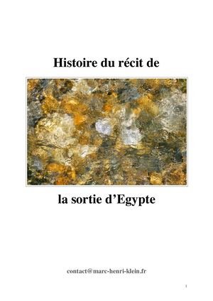 La Sortie D'egypte