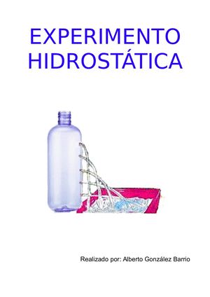 Experimento Hidrostática