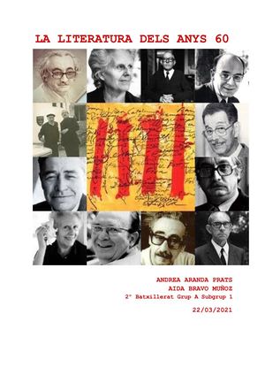 Literatura dels anys 60