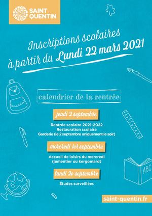 Flyer Inscriptions Scolaires