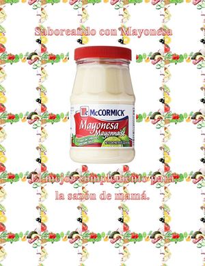 saboreando con mayonesa
