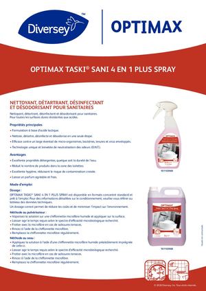 FT  OPTIMAX TASKI SANI 4 En 1