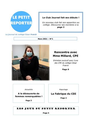 Petit Reporter N°1