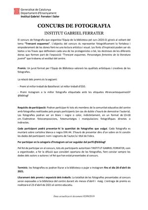 Concurs Fotografia 2021