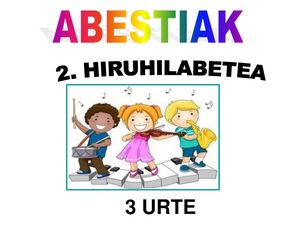 Abestiak 2 Hiruhilabetea 2020 2021 Convertido