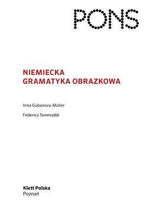 Niemiecka gramatyka obrazkowa PONS