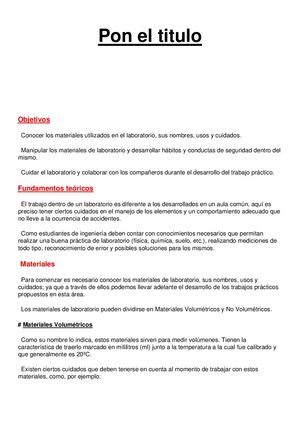 Trabajo Para Quimica