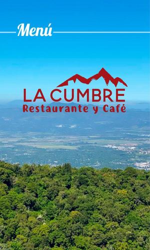 Menu Cafe La Cumbre
