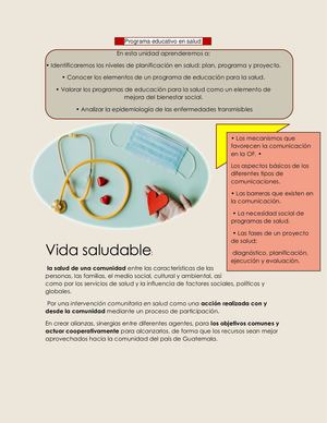 Programa Educativo En Salud