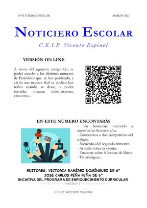 Noticiero Marzo 2021 Para Web