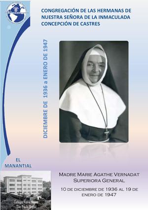 Madre Marie Agathe Vernadat 8ª Superiora General