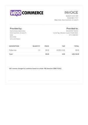 Woocommerce Follow Up Emails Invoice