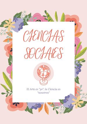 Cuaderno de Ciencias Sociales