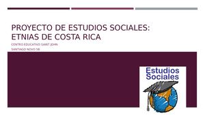 Proyecto Etnias De Costa Rica
