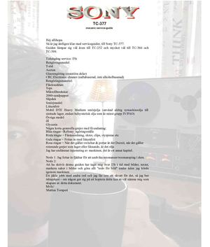 Sony Tc 377 Service Guides2