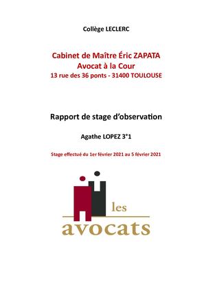 Rapport De Stage 2