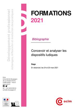 [Ocim] Concevoir et analyser les dispositifs ludiques