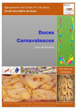 Doces Carnavalescos | Livro de Receitas
