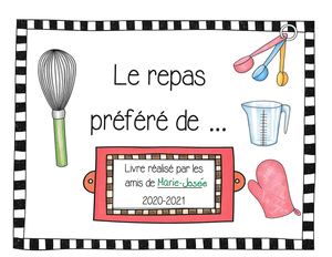 Livre Collectif «Mon repas préféré