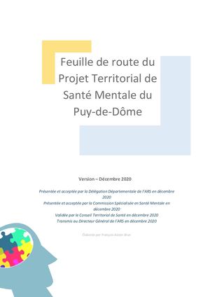 Projet territorial de santé mentale du Puy-de-Dôme