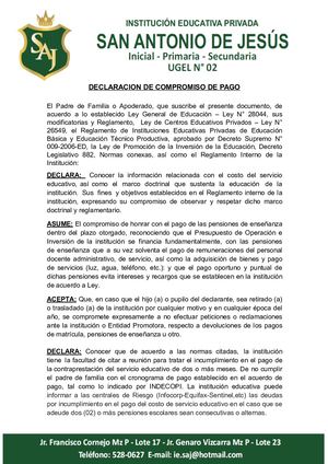Compromiso De Pago