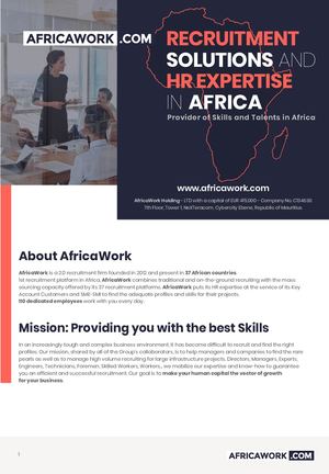Presentation Africa Work March 2021