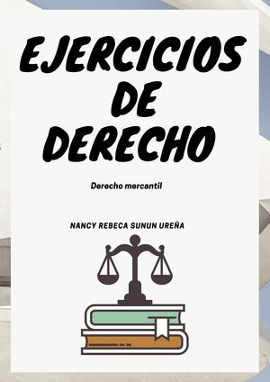 Ejercicios De Derecho