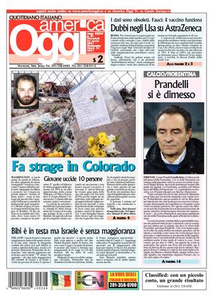 America Oggi 24 Marzo 2021