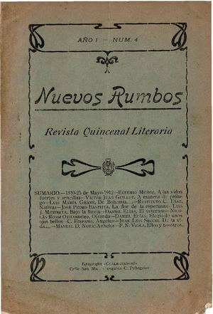 Nuevos Rumbos Año I Número Iv
