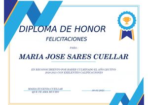 Diploma de honor