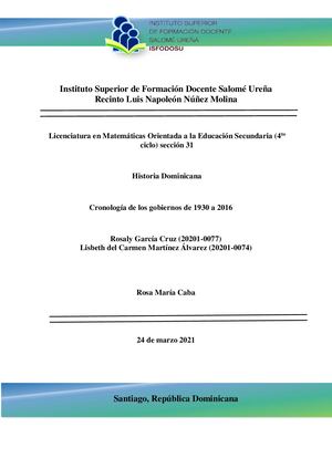 Revista (Historia Dominicana)