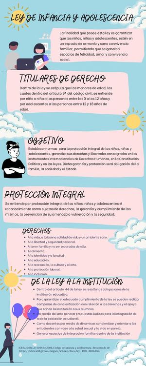 Ley De Infancia Y Adolescencia