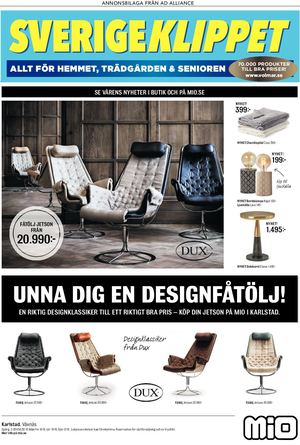 Sverigeklipppet Mellan Mars 2021