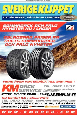 Sverigeklippet Norr Mars 2021