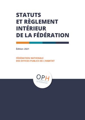 Statuts et Règlement Intérieur FOPH