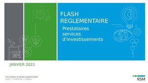 RSM Flash Réglementaire - Janvier 2021