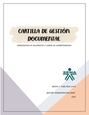 Cartilla Organizar Documentos Grupo 1