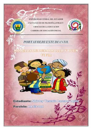 Lascano Shirley Portafolio Modelos De Desarrollo Y Buen Vivir