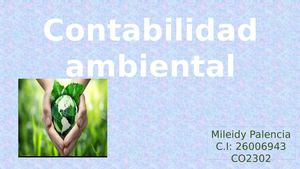 Contabilidad Ambiental