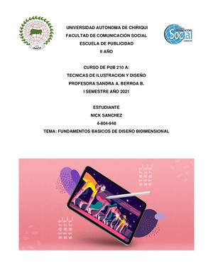 Fundamentos básicos del diseño Nick Sánchez
