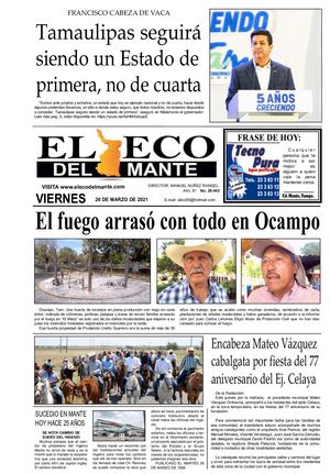 Viernes 26 De Marzo De 2021