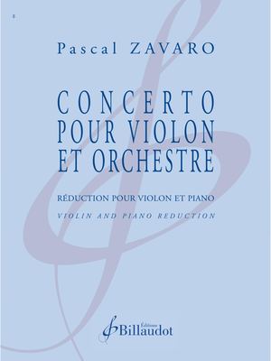 Pascal ZAVARO - Concerto Pour Violon