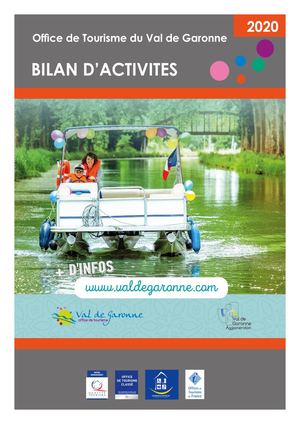 Bilan D'activités 2020 De L'office De Tourisme Du Val De Garonne Ppar P